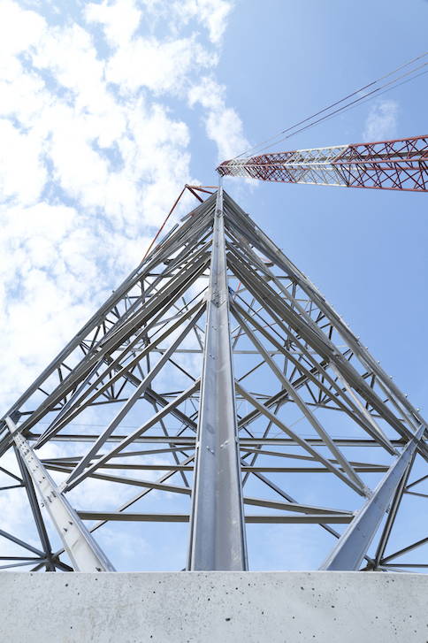 Vertical Sky - photographed from the base to the top